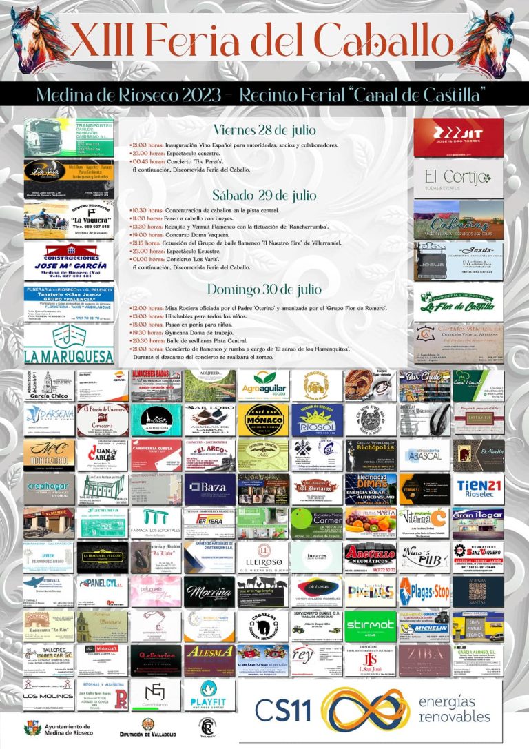 Programa de la Feria del Caballo 2023